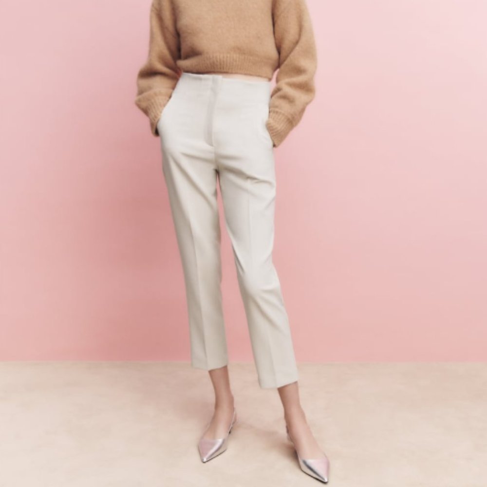 ZARA High Waisted Pants/Trousers Size XS